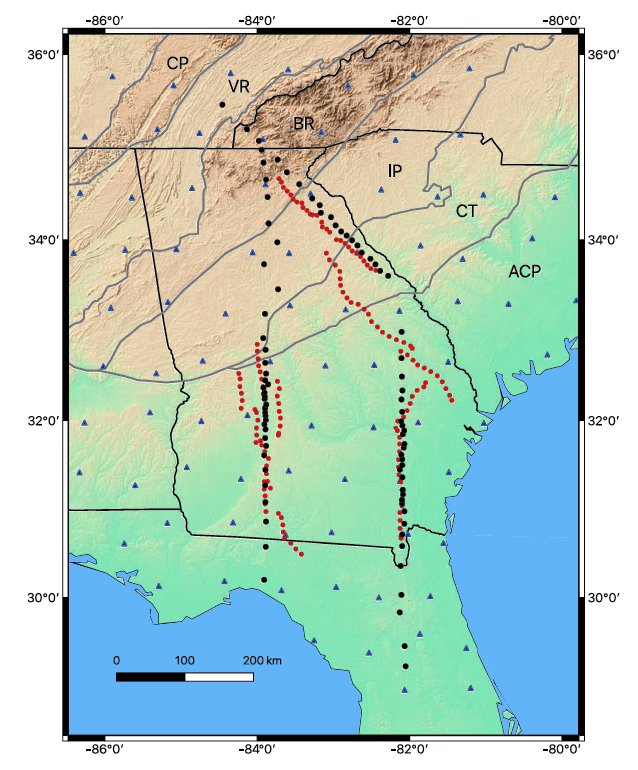 Map of the study area.