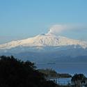 Mt Etna from Reggio Calabria, Italy 10 Feb. 2017